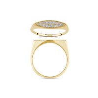 Vicenza - Piazzetta Palladio 2 - Anillo Salvini Mujer Sigillo S in Oro amarillo Diamante 0.18 Ct 20114590 - 20114590
